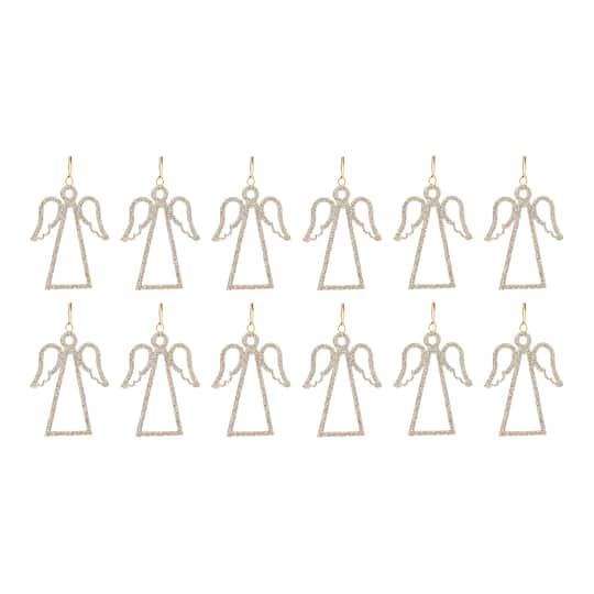 12ct. Jeweled Angel Outline Ornament